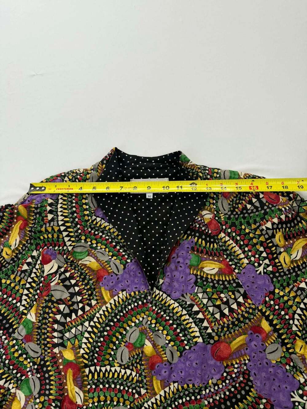 Platinum by Dorothy Schoelen Vintage Abstract Fruit Print Batwing Jacket - Picture 5 of 12